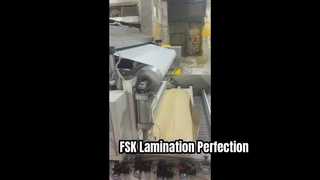 Maszyna do laminowania papieru kraft z folią scrim